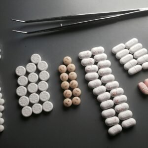 assorted-shape medication pill lot